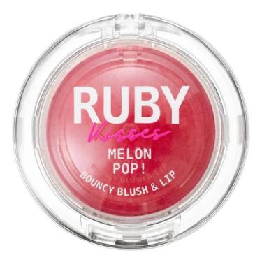 Imagem de Blush e lip melon pop bl bouncy pink pop ruby kisses - KISS NEW YORK