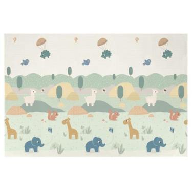 Imagem de Tapete De Atividades Infantil Dobrável Cloudy 19066 - Buba, Colorido