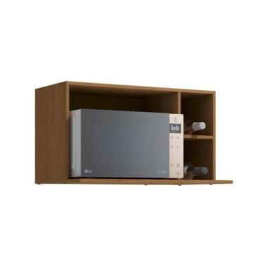 Imagem de Nicho de Cozinha Modulado Vibra T655 Microondas 80cm Canela Kappesberg