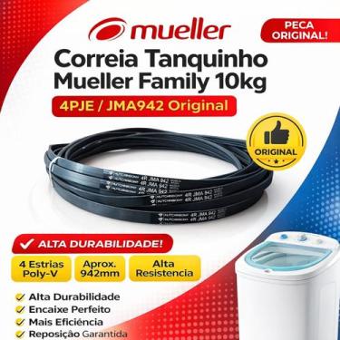 Imagem de Correia Tanquinho Mueller Family 10kg 4PJE/JMA942 Original - VC ECOMME