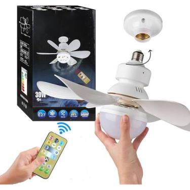 Imagem de Ventilador Teto Com Luz Integrada Ventilador Teto Silencioso - Uzy Sho