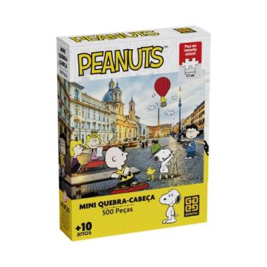 Imagem de Mini Quebra-cabeça 500 peças Snoopy + 10 anos Grow - 04982