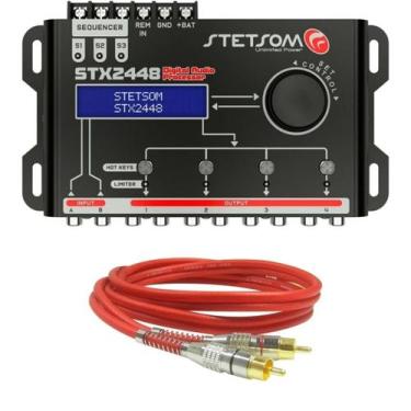 Imagem de Processador de Audio Digital Stetsom Som automotivo STX2448 4 Vias e C