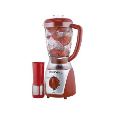 Imagem de Liquidificador Britânia Eletronic Filter Vermelho 2,5L 110V, Vermelho,