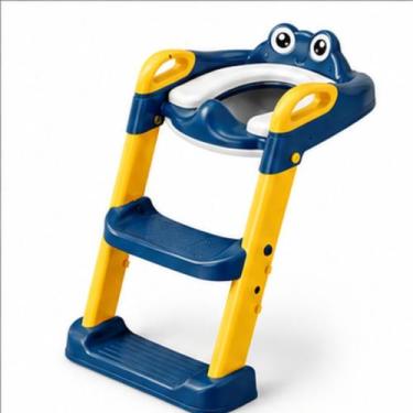 Imagem de Redutor De Vaso Infantil Com Escada E Assento Confortavel Segurança E 