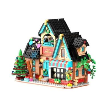 Imagem de Blocos De Montar MOC Casa Da Cidade De Natal Para Adultos, Brinquedo D