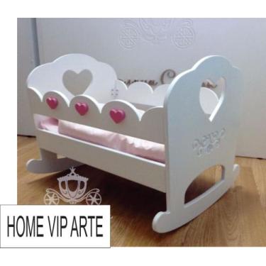 Imagem de Berco de boneca em MDF 6mm - ARTEWAY
