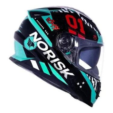 Imagem de Capacete Norisk FF302 TOKYO BLK/White/Green, 58