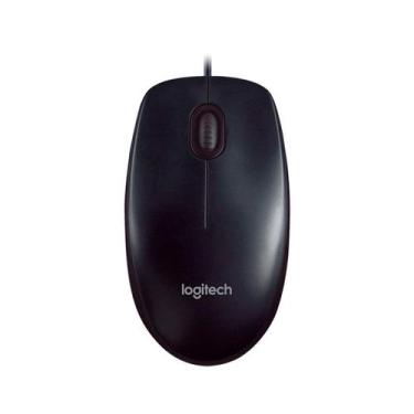 Imagem de Mouse Logitech M90 Preto USB com Fio - 910-007599