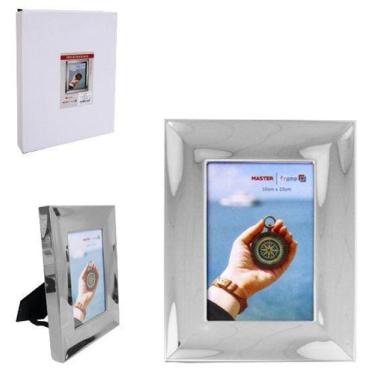 Imagem de Porta Retrato 10x15 de Metal Borda Funda - Rio Master