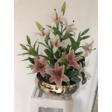 Imagem de Arranjo de flores - Flores artificiais 