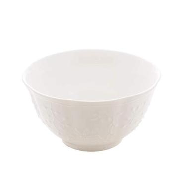 Imagem de Conjunto de Bowls de Porcelana Branca Tigela Cumbuca Butterfly Flower 
