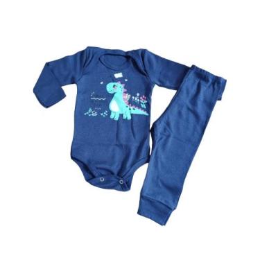 Imagem de Conjunto Bebê Infantil Body Com Mijão Moda Menino Menina - Belos e Bel