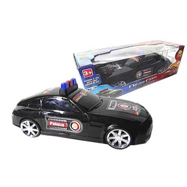 Imagem de Carrinho De Brinquedo Carro De Polícia New Car Preto 432 - BS TOYS