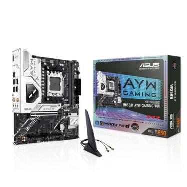 Imagem de Placa Mãe Asus para AMD AM5 B850M AYW Gaming Wifi mATX DDR5