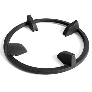 Imagem de Anel Wok de substituição para peças de fogão a gás Samsung nx58h9500ws nx58f5500ss nx58h5600ss, rack Wok de ferro fundido para peças GE jgbs66rekss, Kitchenaid kfgd500ess, Whirlpool e mais suporte para forno a gás