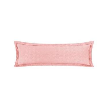 Imagem de Porta Travesseiro King Percal 180 Fios Matelado com Zíper 90x50cm Avul