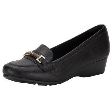 Imagem de Sapato Modare Feminino Anabela 7014287, 37, Preto