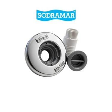 Imagem de Dispositivo Aspiração Sodramar Inox 50mm para Piscina de Alvenaria