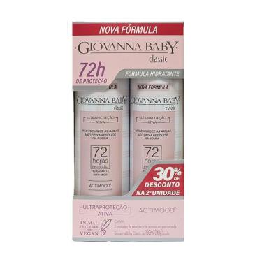 Imagem de Giovanna Baby Kit Desodorante Aerosol Antiperspirante Classic 150ml 2u
