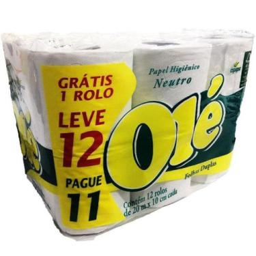 Imagem de Papel Higiênico Olé Folha Dupla 20m L12P11