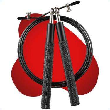 Imagem de Corda De Pular Exercício Funcional Speed Rope Rolamento 3m Cabo De Aço
