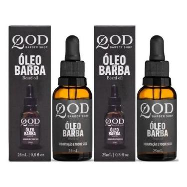 Imagem de Kit QOD Barber Shop Beard Oil Toque Seco 2un - Óleo de Barba