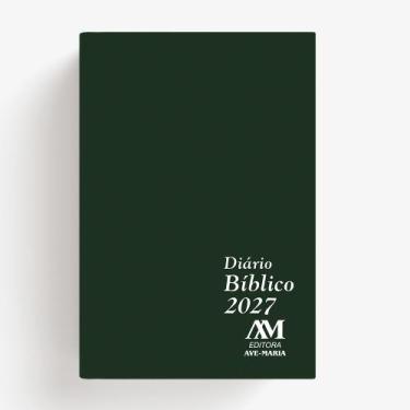Imagem de Diário Bíblico 2027 - Brochura - Verde escuro - EDITORA AVE-MARIA