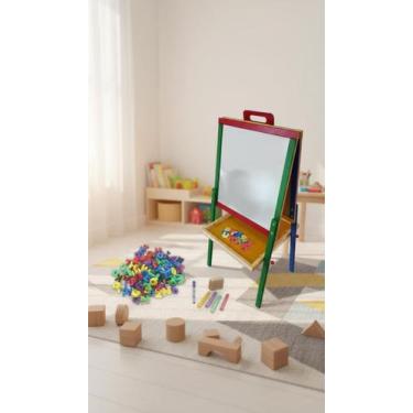 Imagem de Lousa Magnética Infantil Dupla Face com 50 Peças - Congratulations Sto