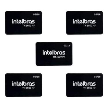 Imagem de Kit 5 Adesivo Para Celular Tag Proximidade 13,56mhz Th 3030 Mf Intelbr