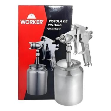 Imagem de Pistola Para Pintura De Alta Produção Worker 1 Litro