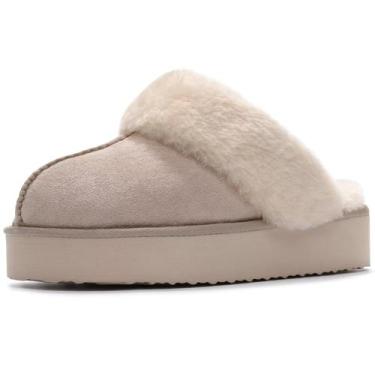 Imagem de Pantufa LBF Fuzzy Plataforma Aconchegante e Quente de Fácil Calçar