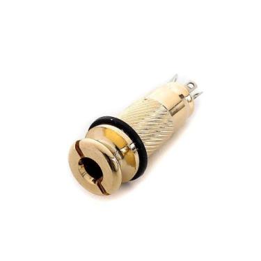Imagem de Jack de Conexão Stereo TC6-GD Cilíndrico Dourado Spirit