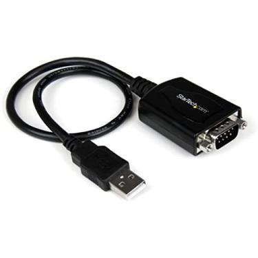 Imagem de StarTech.com Cabo adaptador USB para RS232 Serial DB9 de 30 cm com retenção de porta COM - até 920 kpbs USB A para adaptador serial DB9, TAA (ICUSB232PRO)