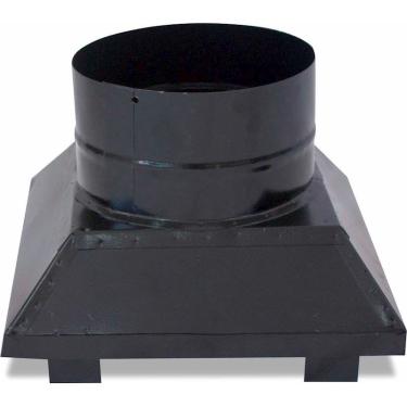 Imagem de Adaptador para churrasqueira 400x400x300mm Preto - ArteInoxx