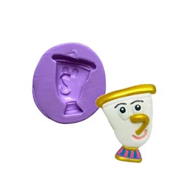 Imagem de Confeitaria dos moldes, F719 MOLDE DE SILICONE XÍCARA BELA CONFEITARIA ARTESANATO