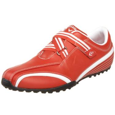 Imagem de Callaway Sapato de golfe feminino Vela, Vermelho/branco., 5.5