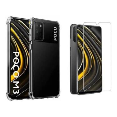 Imagem de Kit Capinha Anti Impacto e Película de Vidro Para Poco M3