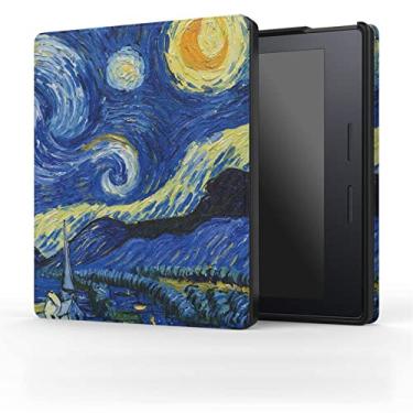 Imagem de CCOO Nova capa para Kindle Oasis (9ª, 2017 lançada e 10ª geração de 2019, 7 polegadas), capa de poliuretano premium, despertar/dormir automática inteligente