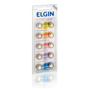 Imagem de Bateria Elgin LR54/ AG10/LR1130 1.5V Alcalina C/10 Unidades