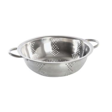 Imagem de Escorredor Em Inox Peneira Com Alça Multiuso 25Cm