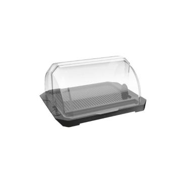 Imagem de Porta Pão Acrílico com Tampa Transparente Premium UZ