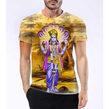 Imagem de Camisa Camiseta Vishnu Deus Hindu Sustentação Universo Hd 2 - Estilo K