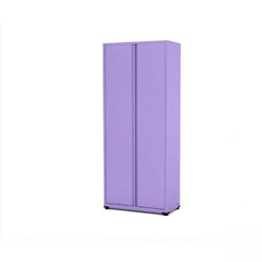 Imagem de Armário 2 Portas Aço 4 Prateleiras AP409SL Pandin Móveis Lilaz