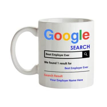 Imagem de Caneca personalizada para empregador, Melhor empregador de todos, Copo de café empregador, Presentes para empregadores, Ideia para presente de presente de aniversário de empregador, Caneca para empregador com nome personalizado