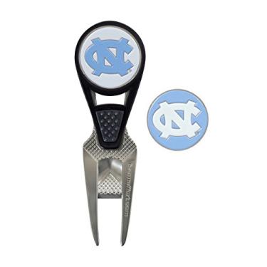 Imagem de North Carolina Tar Heels CVX Ferramenta de reparo de marcas de bola de golfe e 2 marcadores de bola