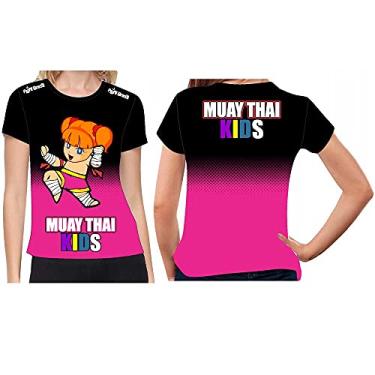 Imagem de Camisa Camiseta Muay Thai Kids Feminina - Infantil - Fb-2068-4 anos