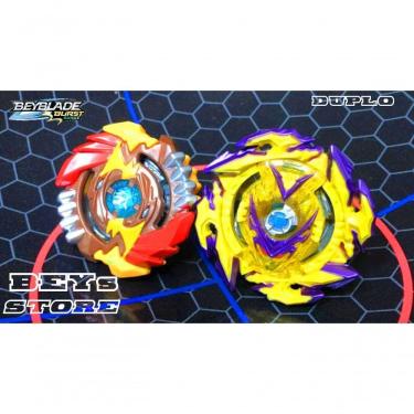 Imagem de Beyblade Burst Surge Spear Valtryek V6 E Regulus R6 - Hasbro