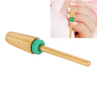 Imagem de Ferramentas de arte para unhas, 5 em 1 brocas de unhas, polimento de unhas, cabeças de lixamento de lixa acessório de polidor de unhas de liga de tungstênio cabeça de polimento de unhas ferramenta de manicure cabeça de moagem de unhas (#4)