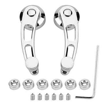 Imagem de Qiilu Alça pequena para parafuso hexagonal, 2 peças de carro conjunto de manivela de janela automática acessório de carro para modelos mais antigos